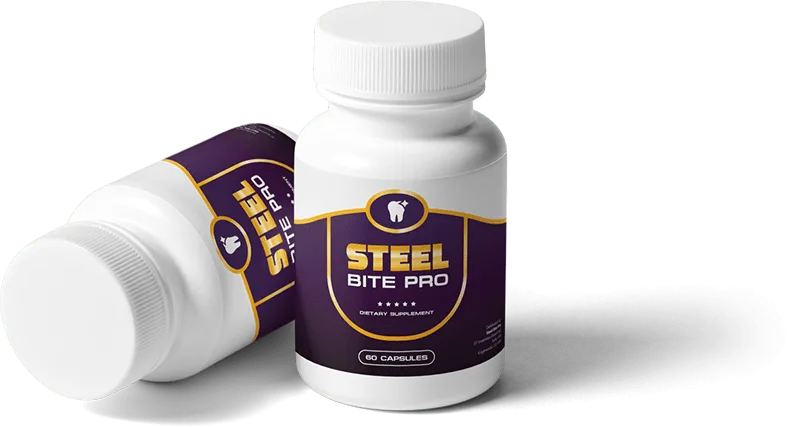 Steel Bite Pro™ — 23-Botanical Inside-Out Dental Health Supplement, Non-GMO, Made in USA